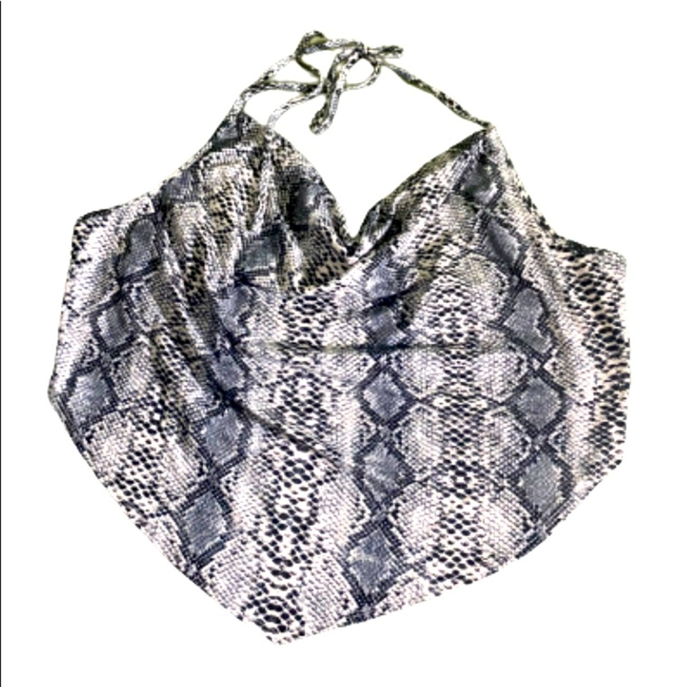 Crop top snake print 🐍